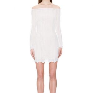 Keepsake think twice long sleeve lace dress